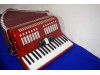 Stephanelli 72 bass red accordion